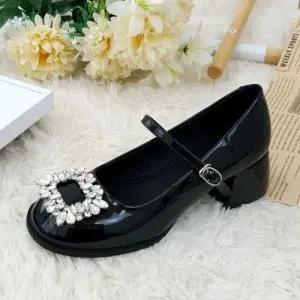 [제이시]제이시 5cm 여자구두 소가죽 메리제인 통굽신발 K290