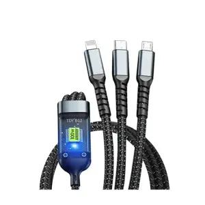 3in1 아이폰 C타입 고속 멀티 충전 케이블 1.2m