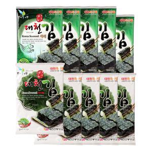 [대천전통맛김] 대천전장 혼합 김세트 10봉(파래5봉+재래5봉) / 원초가 좋은 맛있는 김맛집