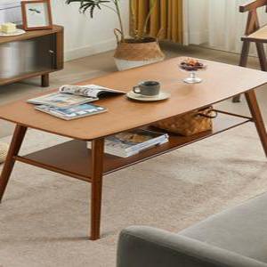 이중 높은거실테이블 높은쇼파테이블 나무색 커피 거실용탁자 조립하다 원색 높은소파테이블