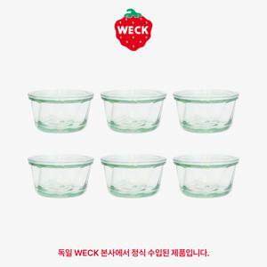 [WECK]링케이크 564(450ml) 유리병 6개 / 뚜껑옵션