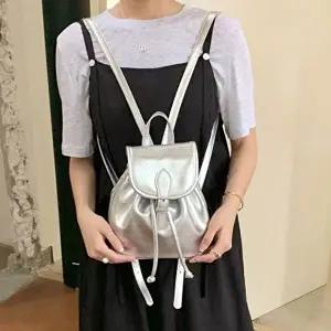 여자 레더 러블리 트렌드 미니 백팩 데일리 여행 보조-WFGGH4Z