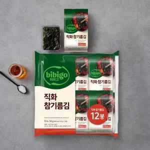 [CJ] 비비고 직화 참기름김 (12봉) (4.5g*12)