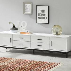 티비장식장 안방티비장 티브다이 화이트 1800 RC810