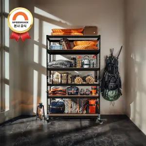 경량랙 이동식 바퀴선반 철제 캠핑 수납 카트 진열대 팬트리 트롤리