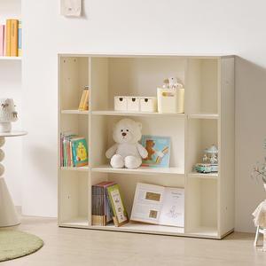 버디 E0등급 3단 책장 와이드 교구장 아기 유아 책장 MRF043C