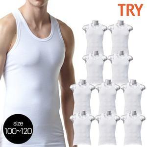 [TRY][무료배송]트라이 TMRSB01 빅사이즈 민소매 순면 런닝 10종(100~120)