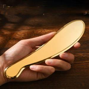 방짜유기괄사 어깨 팔 림프 마사지 경락마사지 페이스 A 얼굴