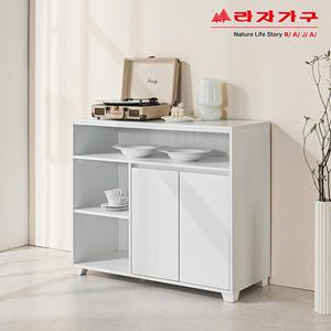 라자가구 리브 멜로우 1000 3단 선반 주방수납장 RBR039
