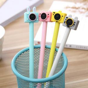 카메라볼펜 판촉용 홍보용 귀여운 예쁜 재미있는 캐릭터 볼펜 중성펜 소량 인쇄 인쇄가능