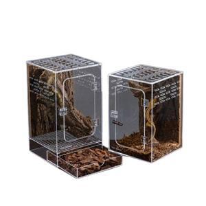 아크릴 도마뱀사육장 크레스티드게코 크레 파충류사육장