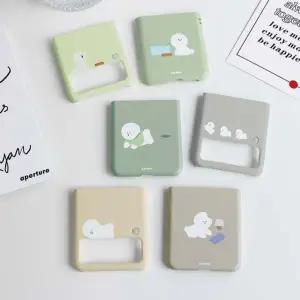 엠픽 비숑이숑! Z플립 케이스 무광 플립7