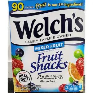 웰치스 후르트 스낵 천연과질 젤리 2kg 90개입/학교/어린이/직장인/비타민/과일/젤리/사탕/후식/선물