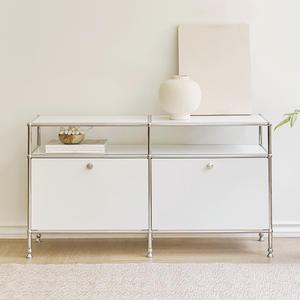 아씨방가구 닐로 미드센츄리 모듈 수납 티비다이 거실장 1200