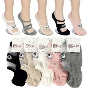 여자 왕눈이 시스루덧신 5켤레 여름양말 망사 패션코디 포인트주기좋은 삭스