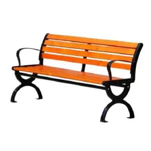 야외 모던 의자 철 벤치 레저 공원