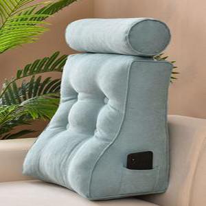 삼각쿠션 등받이쿠션 대형 허리받침 침대 쇼파