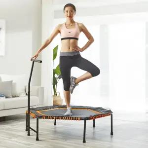 45인치 트램플린 50인치트램폴린 육각형 실내 가정용 점핑 다이어트 홈트 방방이