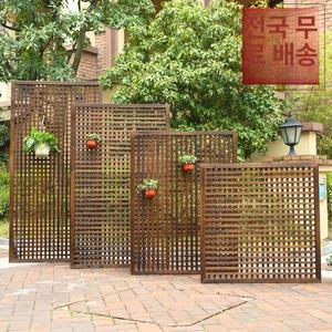 방부목 울타리 테라스 가림막 파티션 야외 부식방지