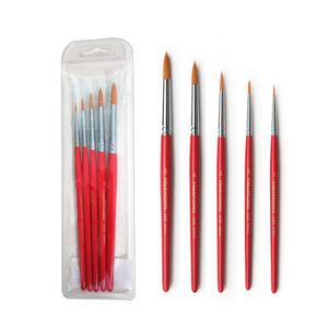 화홍 320R 세필붓 환붓 얇은붓 5본세트 둥근붓 인조모 1호/2호/3호/4호/5호