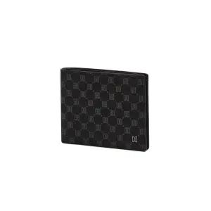 갤러리아 DBWA5E126BK 닥스  블랙 가죽 로고 DD 패턴 슬림반지갑