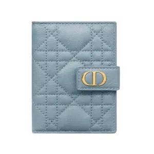 디올 Dior Caro Dandelion 카드 지갑 클라우드 블루 S5157UWHCM81B