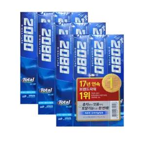 덴탈클리닉 2080 시그니처 토탈블루 치약 120g 12개 오리지날민트