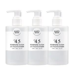 해피바스 pH4.5약산성 로즈 젤 여성청결제 300ml, 3개