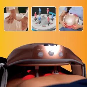 [변비 인체시험완료] 쉬안 복부 배 마사지기 장운동 지압기 변비 쾌변 뱃살 다이어트 온열 찜질 안마기 SA-