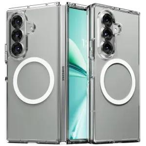 갤럭시 Z폴드7 M 에어클로 베이직 맥세이프 투명 범퍼 케이스 자석 제트지