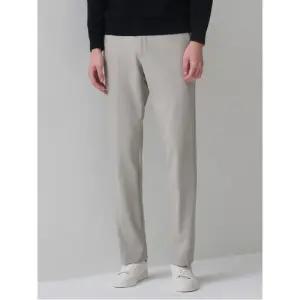 레귤러핏 발열 스트레치 팬츠 - 라이트 그레이 (GC4X21M202)