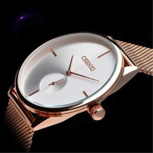 여성 스페이스룩 손목시계 미니멀리즘 로즈골드