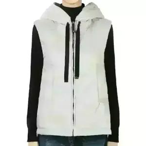 디몬트 막스마라 여성 더큐브 그린고 후드 패딩 조끼(베이지) 2529296024600 003