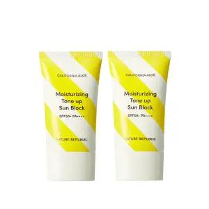캘리포니아 알로에 수분 톤업 선블럭 SPF50+ pa++++ 2개