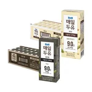 매일두유 99.9 24팩+검은콩 24팩 달지않은 설탕 무첨가 저당 두유 190ml 최신제조