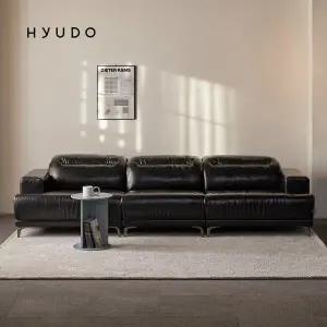 [휴도]지정일배송/무료설치ㅣ취향의 동백 모듈형 헤드틸팅 2860 가죽 소파 4인