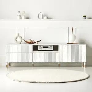 갤러리 1800 템바보드 높은거실장 오픈도어 tv다이 DEIK024(착불)