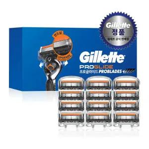[질레트]2024 프로글라이드 면도날 12입