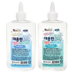 대용량 액티베이터 250ml 4개놀이용액티베이터 액티베이터용액 슬라임점도