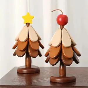 우드 트리 냄비받침 단열 3단 냄비 엔틱 원목