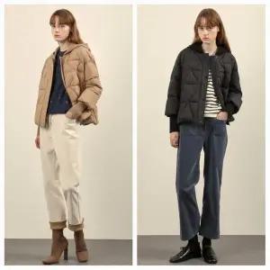 갤러리아 니트 후드 덕다운점퍼 VOCKD4W9341