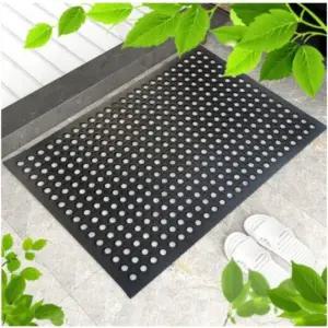 생고무 동전 매트 PVC매트 주방용 업소용 현관 사무실 화장실 출입구 60CM X 90CM