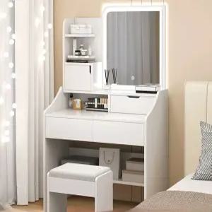 거울 서랍장과 화장대 콘솔 틈새 수납 원룸 가구 600 700