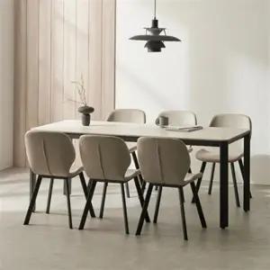 [웰빙창고] 한샘몰픽 보니애 지젤 1800 식탁 + 의자 6개