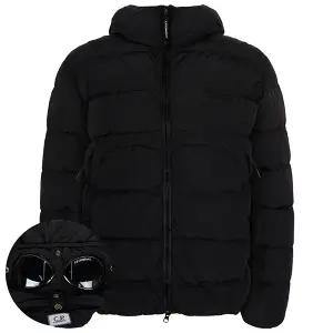 씨피컴퍼니 25FW 블랙 크롬 R 고글 덕 다운 자켓 19CMOW011A 005904G 999