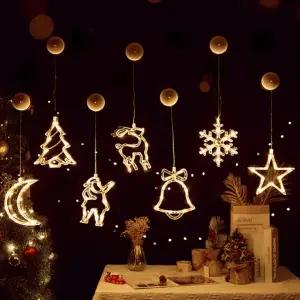 크리스마스 창문장식 LED조명 오너먼트 7종 세트