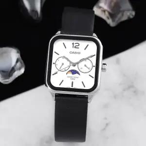 카시오 MTP-M305L-7A 클래식 빈티지 문페이즈 카플워치 남자 가죽 시계 c