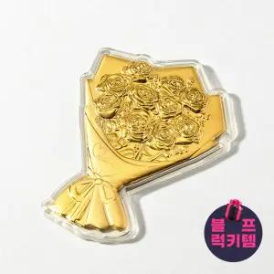 [한국금다이아몬드] *블프럭키템* 순금 선물 꽃다발 골드바 24K 0.2G