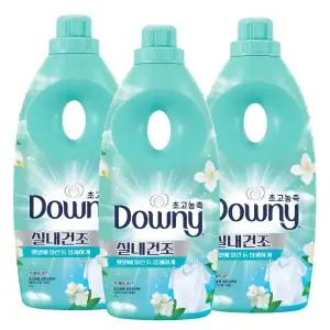 다우니 초고농축 섬유유연제 실내건조 섬유유연제 본품 1L 3개