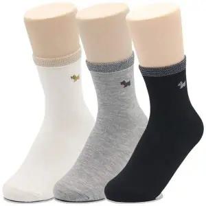 면 중목양말 10켤레 여성 양말 학생용 흰색 검정색 강아지 디자인